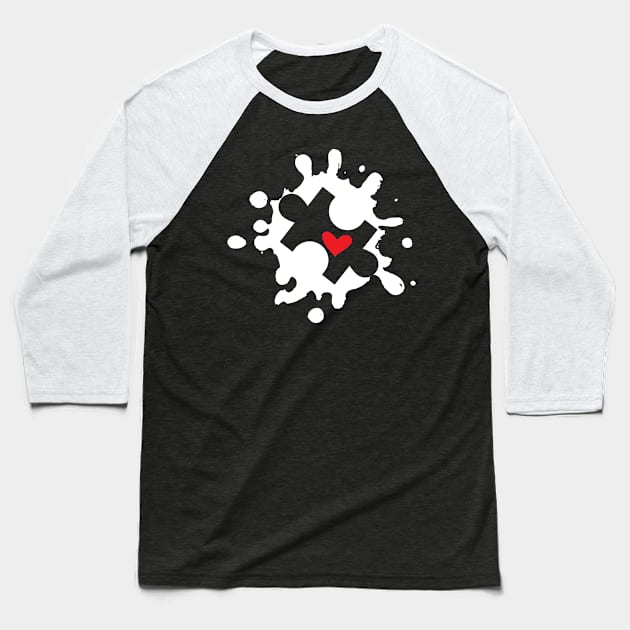 Autism Heart Baseball T-Shirt by KC Happy Shop